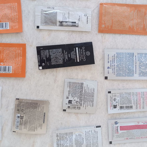 Skincare samples new, assorted box
