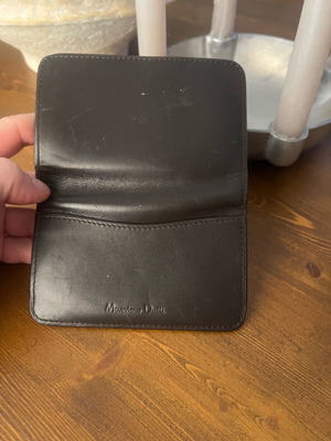 Massimo Dutti leather wallet used, brown