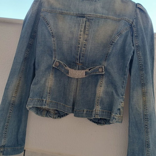 Fornarina denim jacket like new, size L with slim fit
