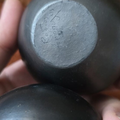 Ceramic vases Rodios used, small set of two