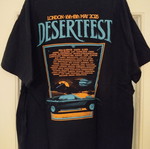Desert Festival London 2025 επίσημο T-shirt Gildan XL σαν καινούργιο, μαύρο