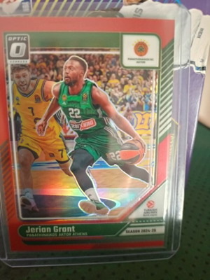 Jerian Grant Red Optic 98/99 Panathinaikos Aktor Athens Card new