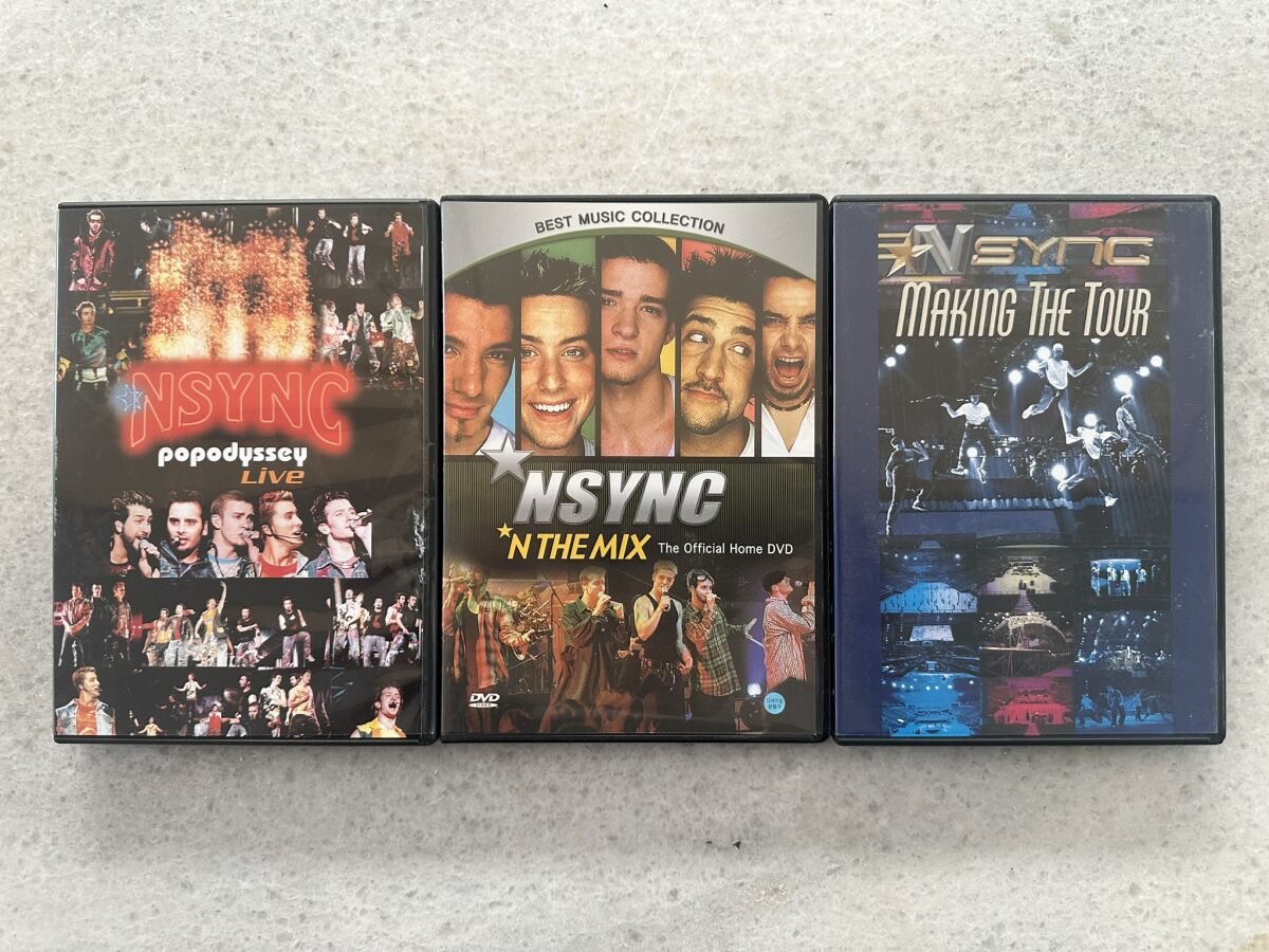 NSYNC DVD pack of 3 like new, pop genre - € 100,00 - Vendora.gr
