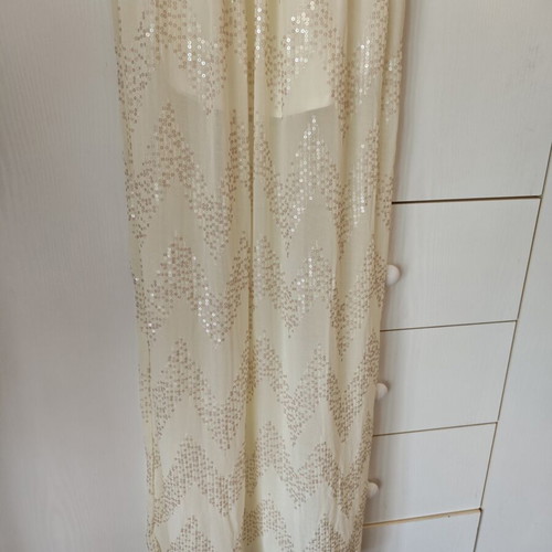 Nadia Rapti dress like new, white and gold, size S