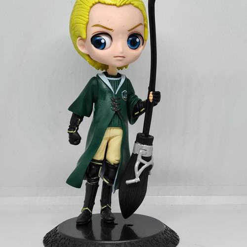 Draco Malfoy Q Posket figure Harry Potter Slytherin Quidditch 15cm like new