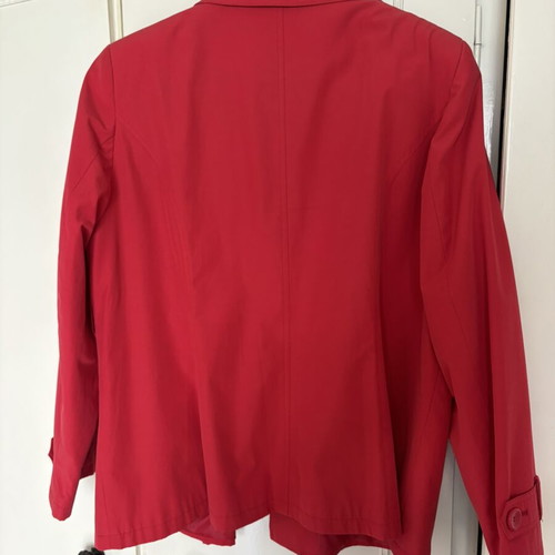 BHS trench coat size 48 like new, red