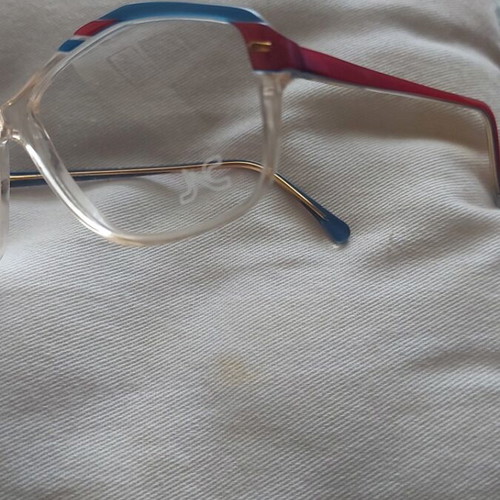 Vintage women's eyeglass frame blue and pink, like new