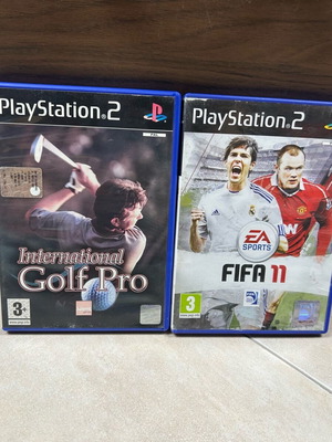 PlayStation 2 Sports Games Bundle FIFA 11 and International Golf Pro used