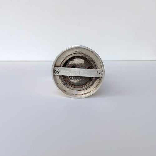 Silver-plated vintage 1960/70s grinder used decorative item