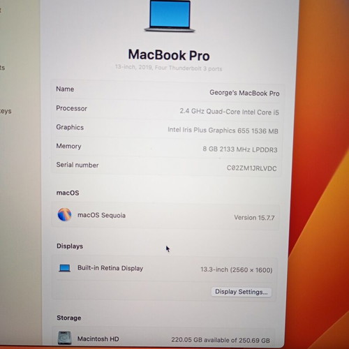 Apple MacBook Pro like new, 13-inch laptop