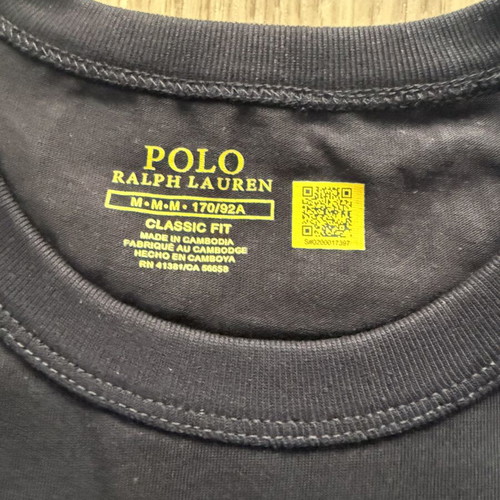 Polo Ralph Lauren black T-shirt, size S or M