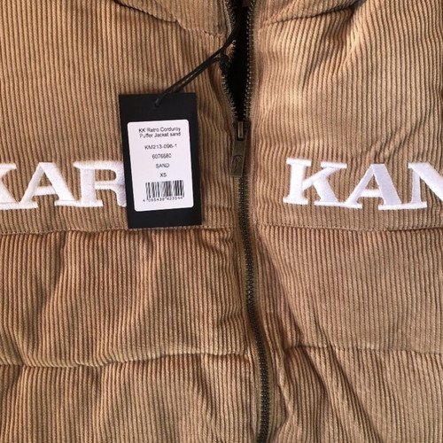 Karl Kani Retro Corduroy Puffer Jacket new, men's winter, size S