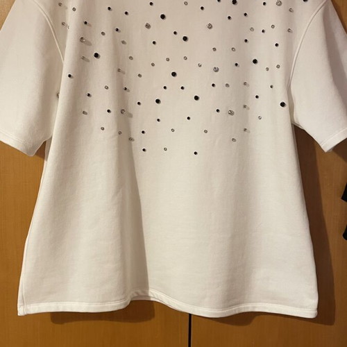 Zara blouse with silver and black rhinestones, fleece interior, like new, size M