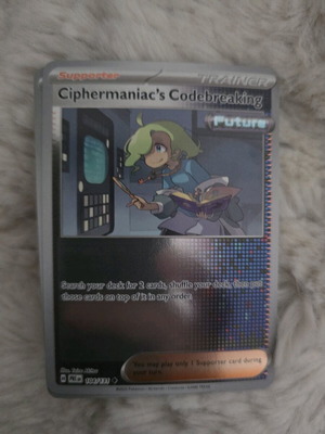 Pokemon Card Ciphermaniac's Codebreaking new