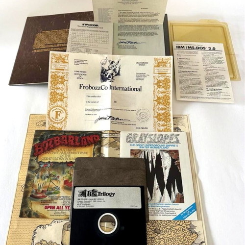 PC Zork Trilogy Big Box Infocom σαν καινούργιο