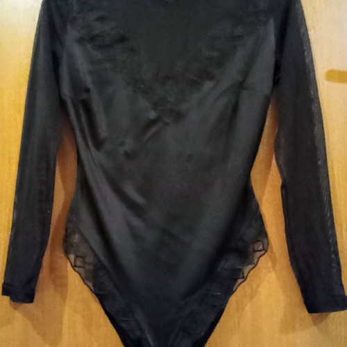 Le Foglie bodysuit with lace and transparency like new, size M/L