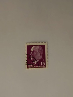 Collectible stamp East Germany DDR 15 like new