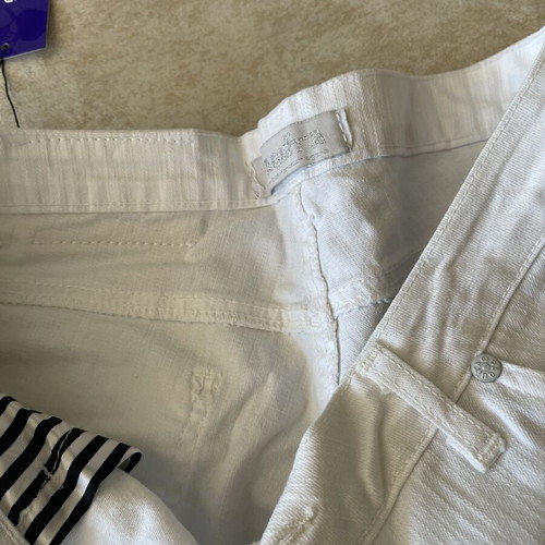 Rebecca Blu white jeans new, size XL 42 14