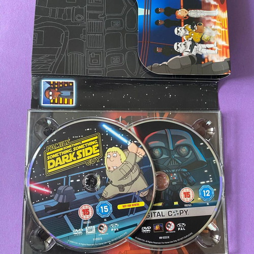 Family Guy Something Something Something Dark Side DVD used, limited edition
