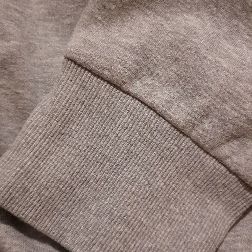 Warm high-waisted sweatpants used, gray