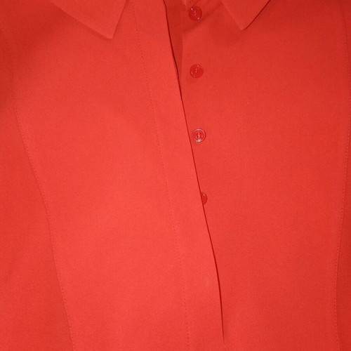 Alexander McQueen silk shirt new, size L, red