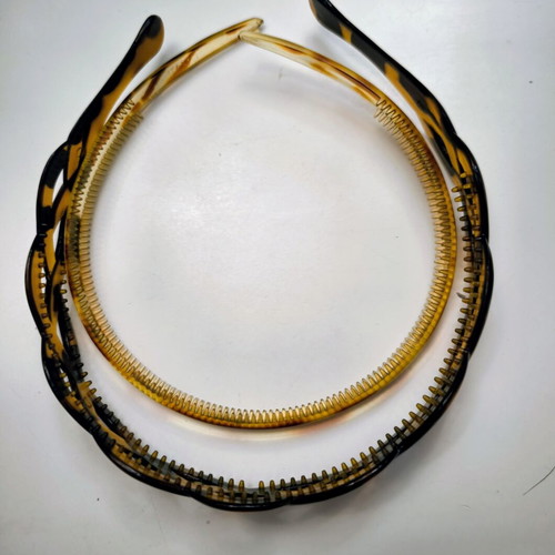 Hair accessories set new, two headbands, one braid, one tortoiseshell