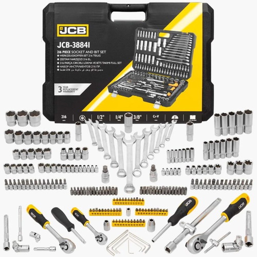 JCB socket set 216 pieces new