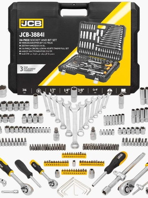 JCB socket set 216 pieces new