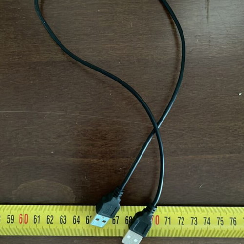 USB cable male to male 50cm like new