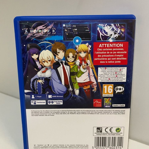 XBlaze Code Embryo игра за PS Vita нова
