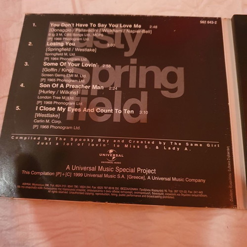 Dusty Springfield CD new, R&B / Soul