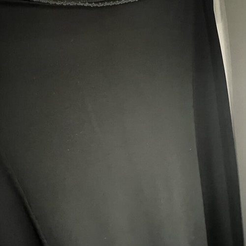 Long skirt with transparency like new, black, size M