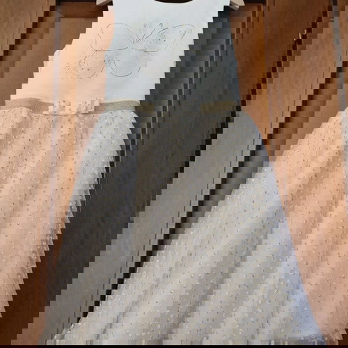 Orchestra Premium Παιδικό Καλοκαιρινό Φόρεμα Λευκό 6 Ετών Like New