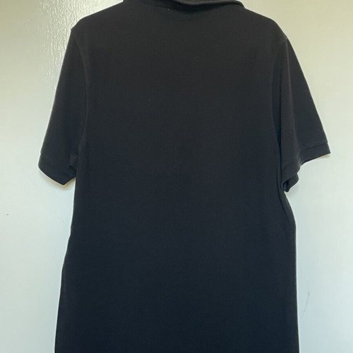 Burberry London polo shirt used, 100% cotton, size L, black