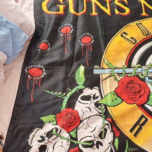 Guns n Roses fabric wall tapestry like new