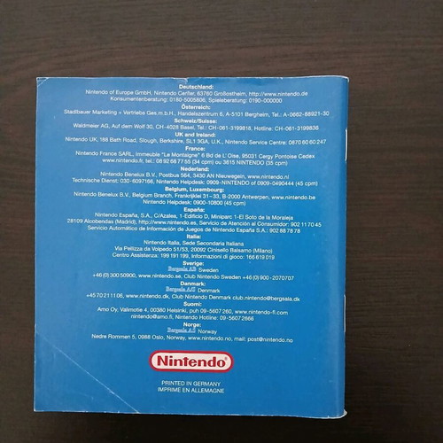 Super Marioball Gameboy Advance manual used