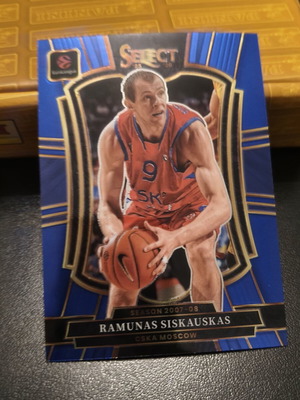 Ramunas Siskauskas CSKA Premier lvl 2025-26 Panini Select Euroleague card new