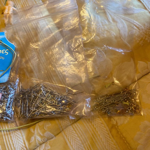 Jewelry clasps and rings used, assorted