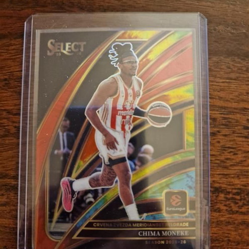 Panini Euroleague Select Red Star Zvezda Moneke /25 card pack of 2 new