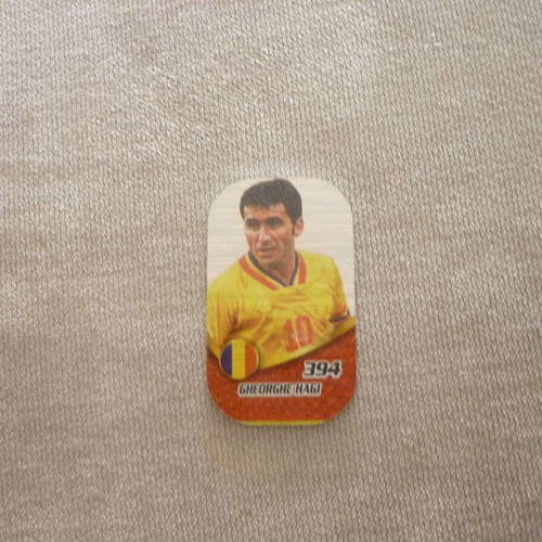 Gheorghe Hagi Romania European Football Stars 2018-2019 μεταλλική τάπα ποδοσφαίρου #394