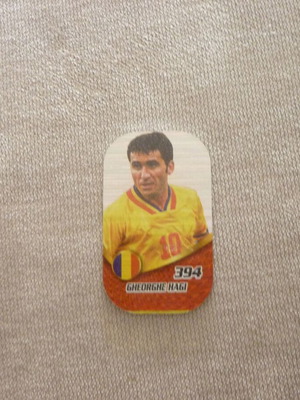 Gheorghe Hagi Romania European Football Stars 2018-2019 μεταλλική τάπα ποδοσφαίρου #394