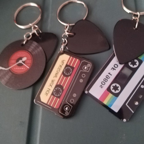 Keychains pack of 3 new, multicolor