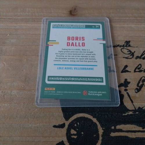 Boris Dallo Panini Euroleague card like new