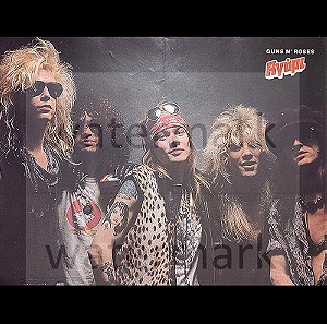 ΑΦΙΣΑ Guns N' Roses  / Bon Jovi  ΑΓΟΡΙ 80s