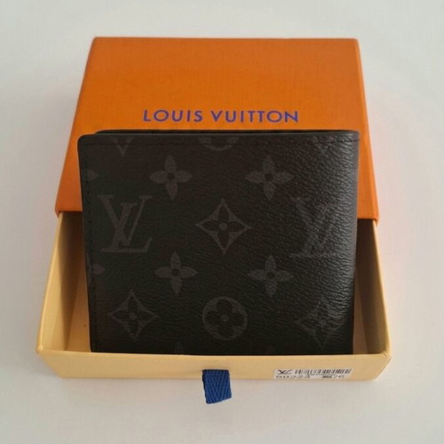 Louis Vuitton wallet, black Monogram Eclipse design