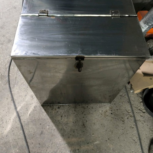 Stainless steel container 114 liters like new for storage