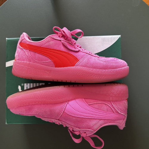 Puma Palermo sneakers like new, size 38, red and pink