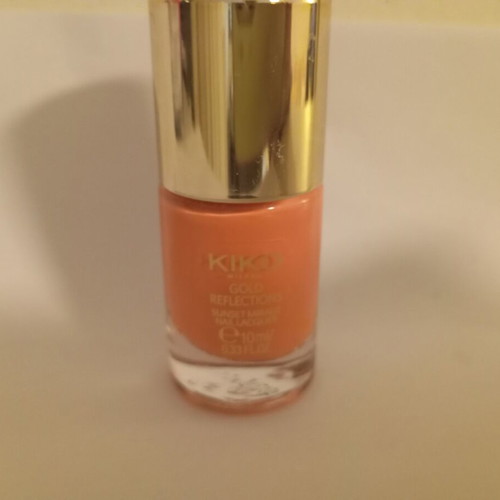 KIKO MILANO nail lacquer coral Gold Reflections no 3 new