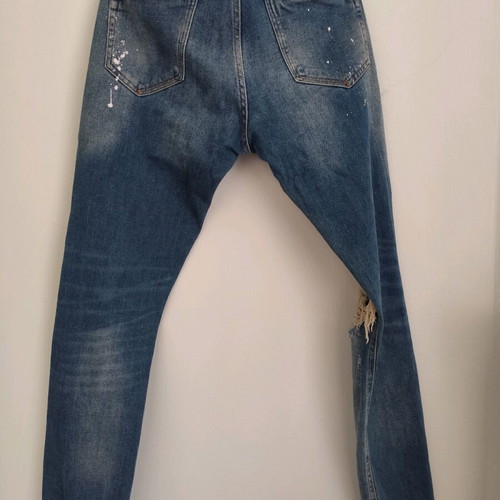Zara jeans with rips, size 38, like new
