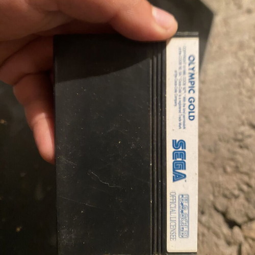 Olympic Gold Sega Master System game cartridge used